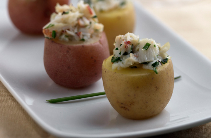 crab potato bites feature