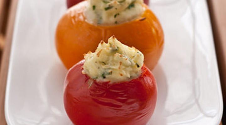 Mashed Potato Stuffed Tomatoes